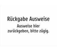 Ritorno documenti d'identità - Restituisci i documenti qui, si prega di ritornare rapidamente. - Targa in alluminio A5: 210 x 148 mm - Senza grafica, solo testo