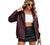 RITOSTA Giacca Pelle Donna Corta Giacca Ecopelle Leggera Giubbotto Similpelle Moto Giubbotti Mezza Stagione Primavera Estate Autunno Giubbino Pelle Casual ed Elegante