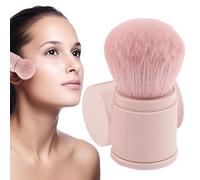Ritrattabile Makeup Brush - ABS 3,5 x 8,3 cm | Setting Powder Brush Portable With Soft Synthetic Bristles, Travel Blush Application, Easy Blending | Cosmetic Brúsh Travel Home Party Use
