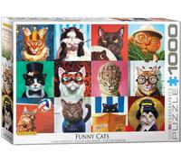Ritratti Di Gatti Divertenti Puzzle In Pezzi 1000 480Mm X 680Mm (Pz)