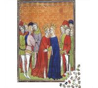Ritratti medievali|| Puzzle Divertenti Per Tutta La Famiglia 38x26cm/1000pcs Adulti