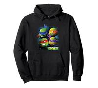 Ritratti ravvicinati TMNT Felpa con Cappuccio