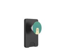 Ritratto acquerello dipinto gatto bianco PopSockets PopWallet per MagSafe