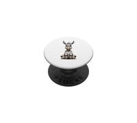 Ritratto Astratto di Asino PopSockets PopGrip Adesivo
