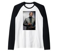 Ritratto attore Will Smith Bad Boys Di Michael Grecco Maglia con Maniche Raglan