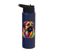 Ritratto Colorato Di Cane Pastore Anatolico Stainless Steel Insulated Water Bottle