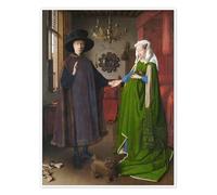 Ritratto dei coniugi Arnolfini Poster di Jan van Eyck 30 x 40 cm Quadri Decorazione per pareti