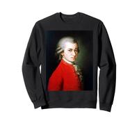 Ritratto del Grande compositore Wolfgang Mozart di Barbara Kraft Felpa