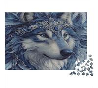Ritratto del lupo Rompicapo 1000 Pezzi In Resistente E Durevole, Un Gioco Di Puzzle Per Brain Training Puzzle, Ideale Per Decorazione Casa, Enigma Del Regalo Di Natale 70x50cm/1000pcs