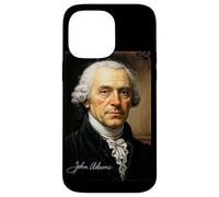 Ritratto del presidente John Adams con firma Custodia per iPhone 14 Pro Max