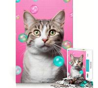 Ritratto del signor Mc Cat III - Puzzle da 1000 pezzi per adulti - Puzzle rilassante per la mente - Arte e assemblaggio (50x75cm)