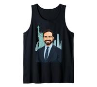 Ritratto del sindaco di New York di Zohran Mamdani - Statua della libertà Canotta