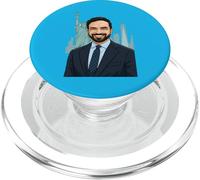 Ritratto del sindaco di New York di Zohran Mamdani - Statua della Libertà PopSockets PopGrip per MagSafe