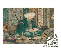 Ritratto del Sultano Puzzle Per Adulti |Arte islamica| 1000pcs (75x50cm) Puzzle Giochi EduGattoivi,decorazioni Per La Casa