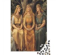 Ritratto della Dea del destino Puzzle 1000Pcs Decorazione Per La Casa. Rilassamento E Intelligence Per Adulti E Bambini Da 14 Anni 70x50cm/1000pcs