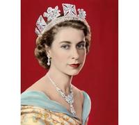 Ritratto della regina d'Inghilterra, Elisabetta II, poster vintage, arte murale, pittura su tela e stampe della regina Elisabetta II, decorazione per la casa, immagine 50x70 cm, senza cornice.