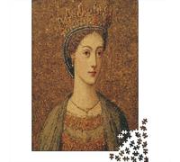 Ritratto della reginaPuzzle 1000 Pezzi Per Adulti, Giochi EduGattoivi, Sfide, Decorazioni Per La Casa38x26cm/1000pcs