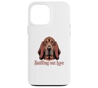 Ritratto dettagliato di Bloodhound, annusare l'amore Custodia per iPhone 13 Pro Max