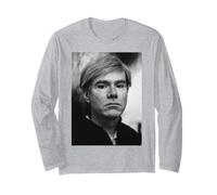 Ritratto di Andy Warhol Artista Filmmaker 1965 Maglia a Manica