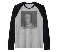 Ritratto di Baruch Spinoza Formato da Linee Maglia con Maniche Raglan