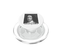 Ritratto di Baruch Spinoza formato da linee PopSockets PopGrip per MagSafe