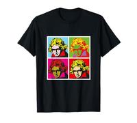 Ritratto di Beethoven Retro Anni '60 Pop Art Style Musica Classica Maglietta