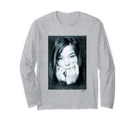 Ritratto di Bjork Debut Tour 1993 di Phil Nicholls Maglia a Manica