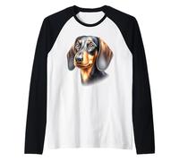 Ritratto di Cane Bassotto Maglia con Maniche Raglan