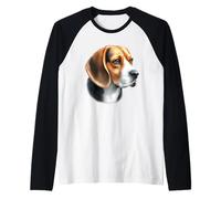 Ritratto di cane Beagle Maglia con Maniche Raglan