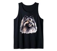 Ritratto di cane Keeshond Canotta