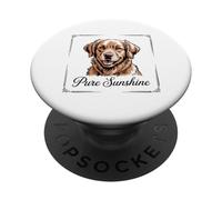 Ritratto di cane Pure Sunshine PopSockets PopGrip Adesivo