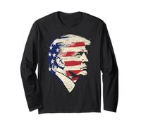 Ritratto di Donald Trump Maglia a Manica