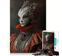 Ritratto di donna steampunk - Puzzle per adulti da 1000 pezzi - Rafforza la memoria, calma e tranquillità - Bordo pulito - Oggetto da collezione 38x26cm