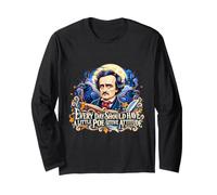 Ritratto di Edgar Alan Poe Maglia a Manica