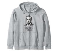 Ritratto di Enrico Fermi Felpa con Cappuccio