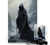 Ritratto di figura misteriosa Puzzle da 1000 pezzi per adulti Gioco di logica e rilassamento Bordi affilati Regalo di alta qualità (38x52cm)