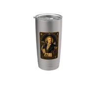 Ritratto di Friedrich Schiller Bicchiere termico in acciaio inox doppia parete