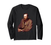 Ritratto di Fyodor Dostoevsky per Vasily Perov Maglia a Manica