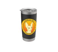 Ritratto di gatto Cornish Rex Bicchiere termico in acciaio inox doppia parete