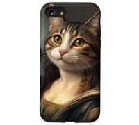 Ritratto di gatto ispirato alla Monna Lisa con stile rinascimentale Custodia per iPhone SE (2020) / 7/8