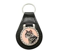 Ritratto Di Gatto Tigrato A Pelo Corto In Pelle