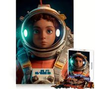 Ritratto di giovane astronauta - Puzzle da 1000 pezzi per adolescenti - Stimola la mente - Passatempo rilassante - Perfetto per le vacanze - Regalo (50x75cm)