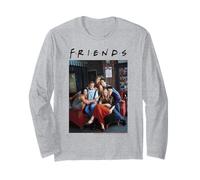 Ritratto di Gruppo di Amici notturni Stile riunione Maglia a Manica