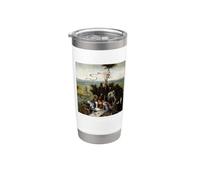 Ritratto di Hieronymus Bosch Bicchiere termico in acciaio inox doppia parete