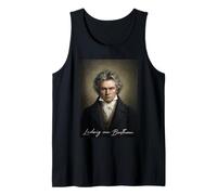 Ritratto di Ludwig Van Beethoven Canotta