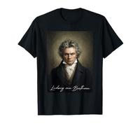 Ritratto di Ludwig Van Beethoven Maglietta