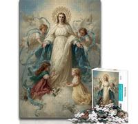 Ritratto di Maria, la madre, puzzle per adolescenti, puzzle da 1000 pezzi, gioco per famiglie, antistress, sfida difficile, regali di Babbo Natale segreto (50x75cm)