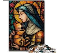 Ritratto di Maria, la madre, puzzle per adulti e adolescenti, 1000 pezzi, adatto dai 14 anni in su, idee regalo per migliorare la memoria (50x75cm)