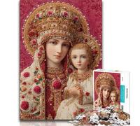 Ritratto di Maria Madre Puzzle da 1000 pezzi per adulti, regalo, gioco per famiglie, antistress, sfida difficile, fantastici regali e giocattoli, 75x50cm