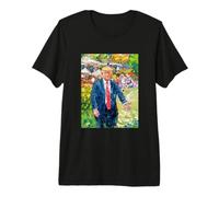 Ritratto di Movimento Artistico dell'impressionismo di Donald Trump Maglietta Premium